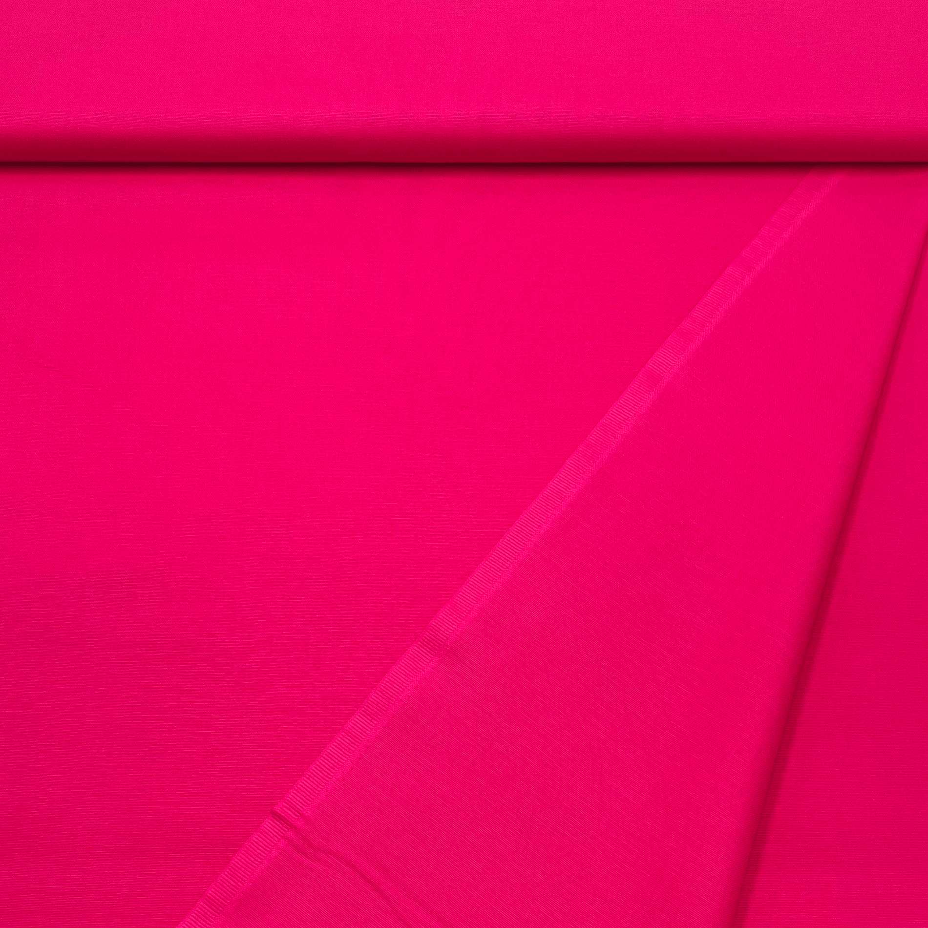 Tissu lin uni Fuchsia
