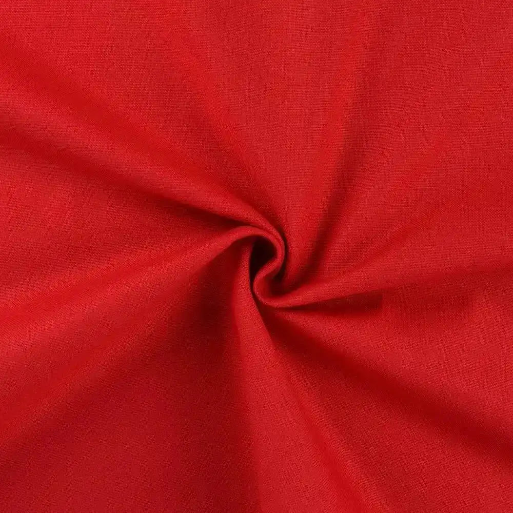 Tissu Canvas Rouge