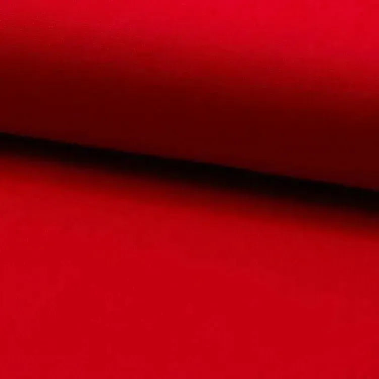 Tissu Canvas Rouge