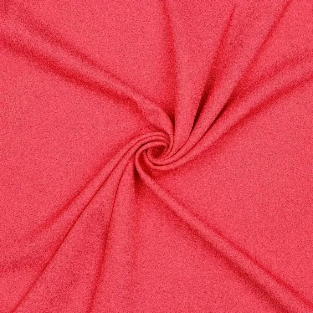Tissu crêpe Corail