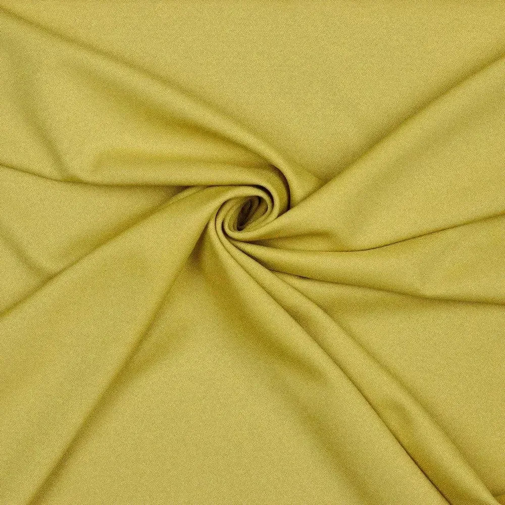 Tissu crêpe Moutarde
