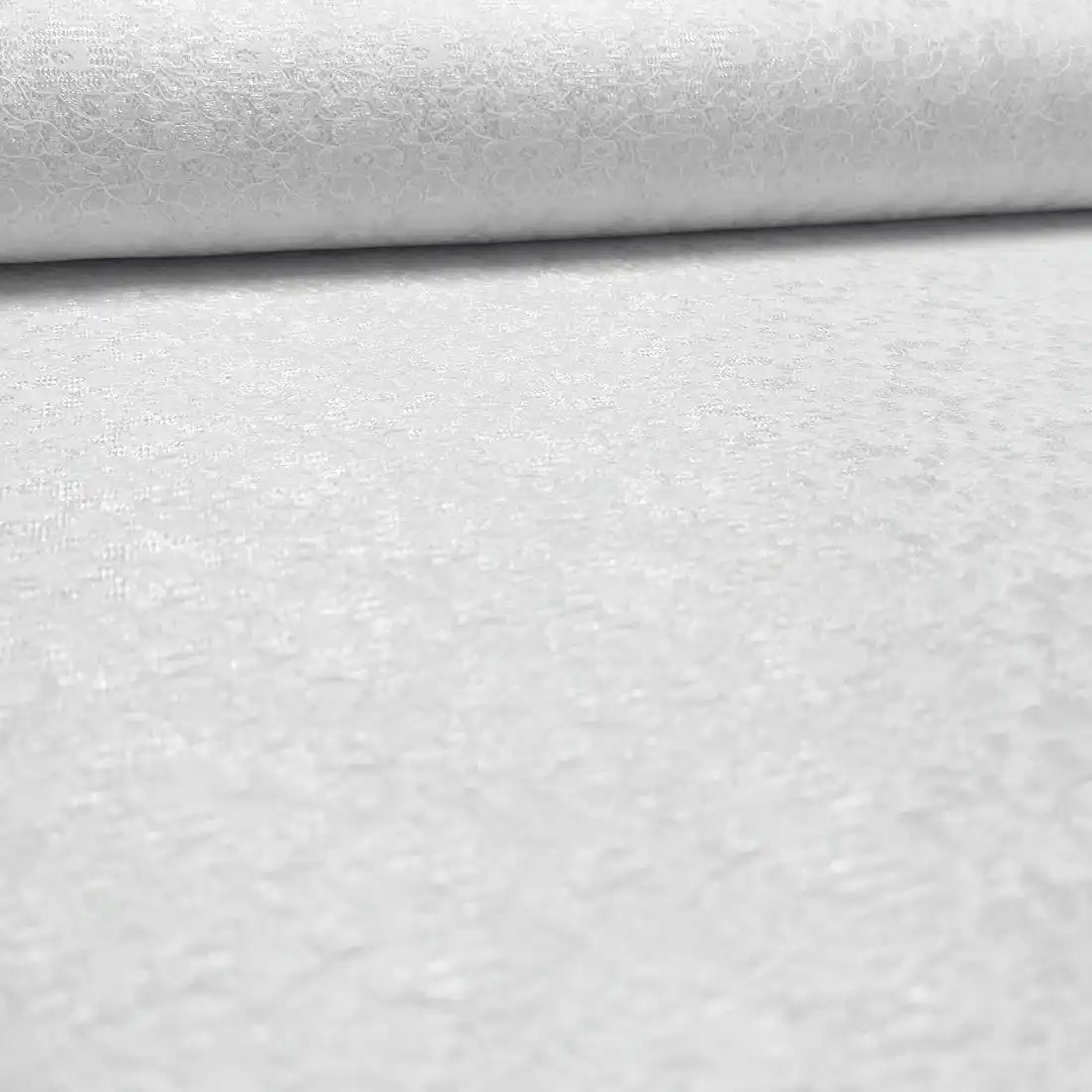 Tissu dentelle blanc
