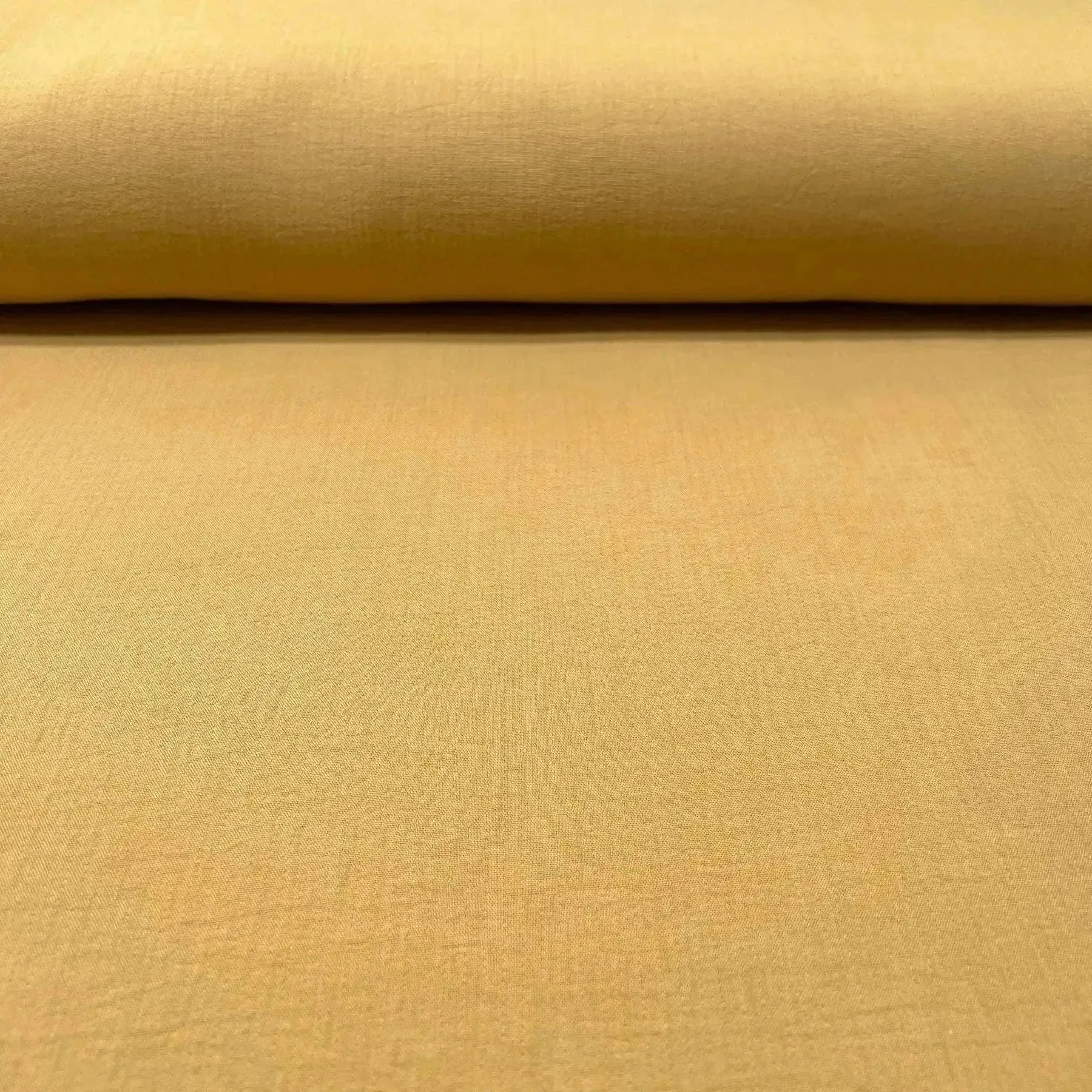 Tissu double gaze bio grande largeur ocre