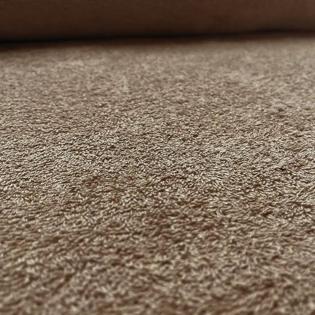 Tissu éponge marron
