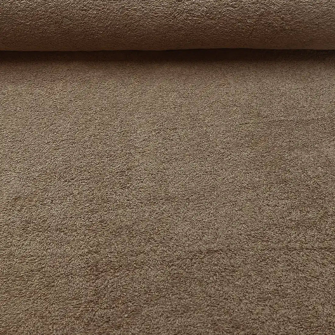 Tissu éponge marron