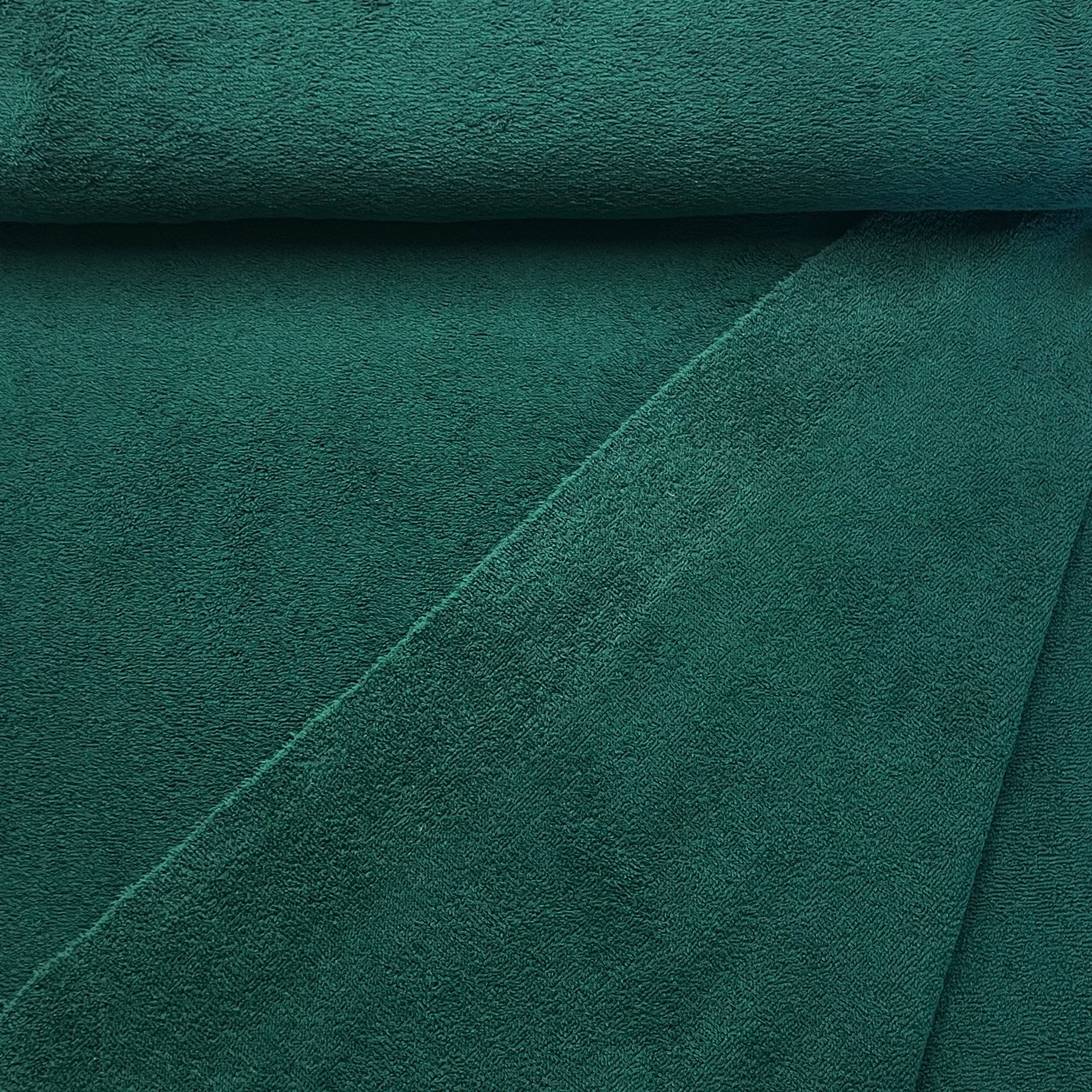 Tissu éponge vert sapin2