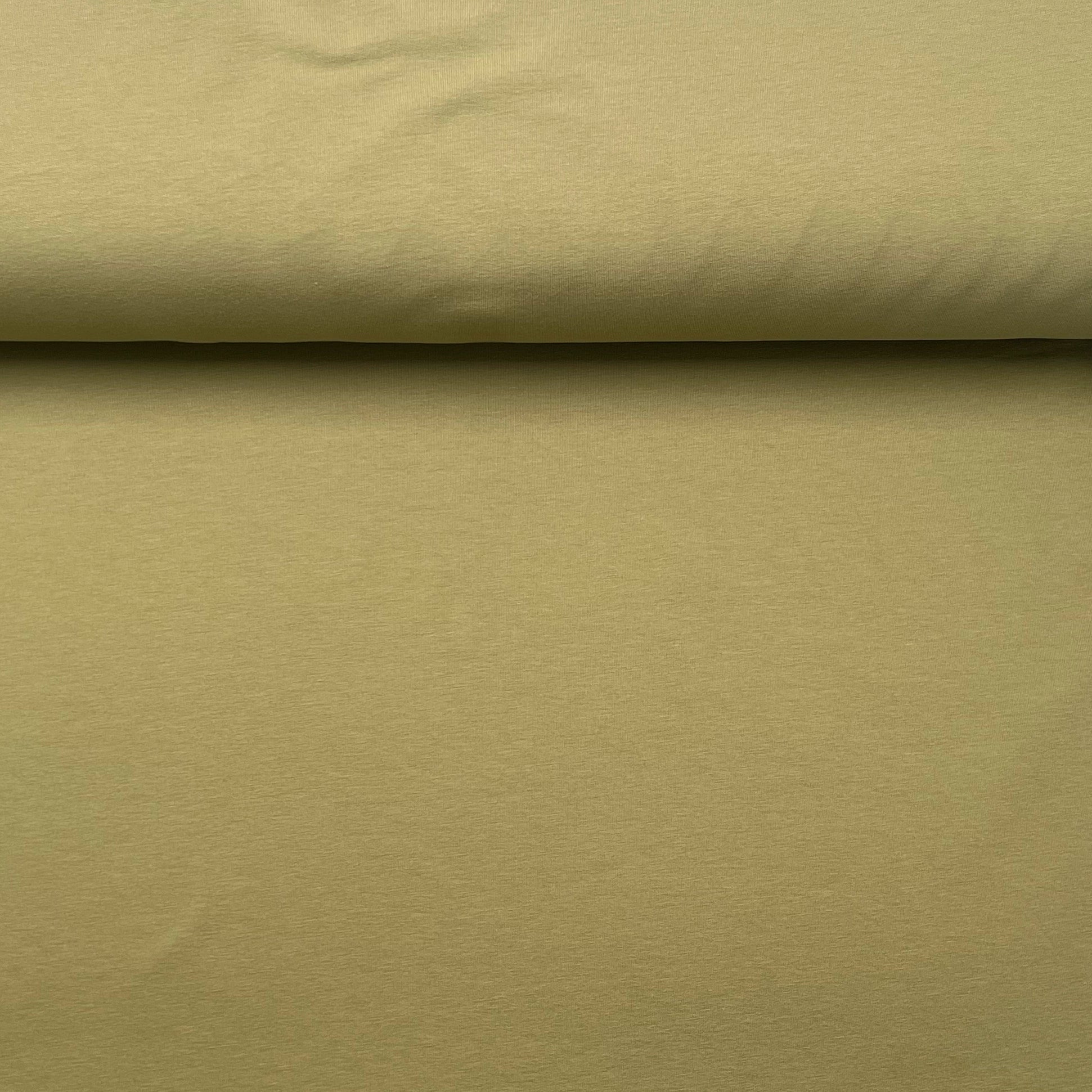 Tissu French Terry Kaki Clair