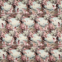 Tissu French Terry secret des licornes