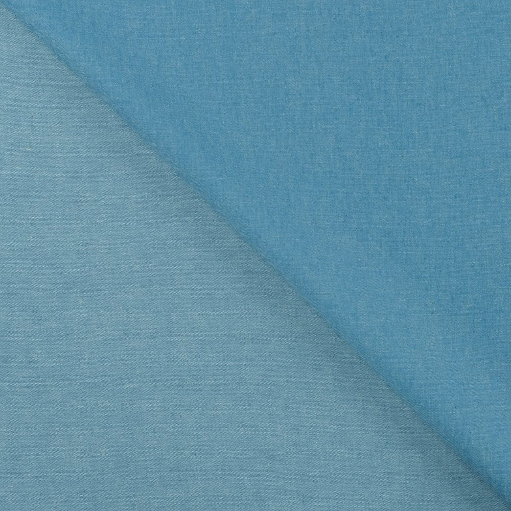 Tissu jean fin bleu clair