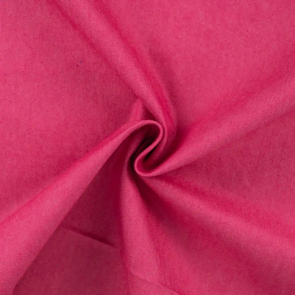 Tissu jean stretch fuchsia