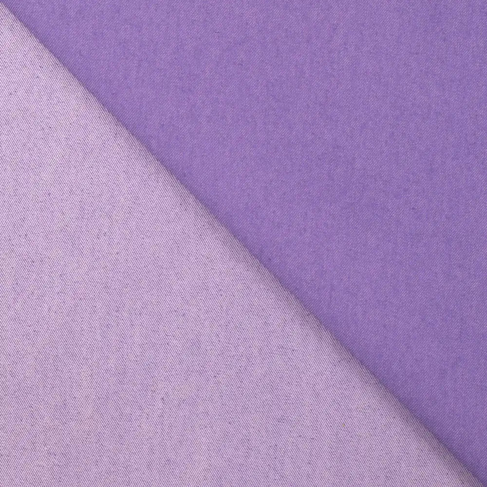 Tissu jean stretch violet