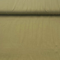 Tissu Jersey Coton Kaki Clair