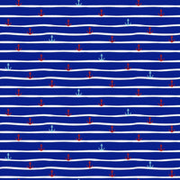 Tissu Jersey Coton marin
