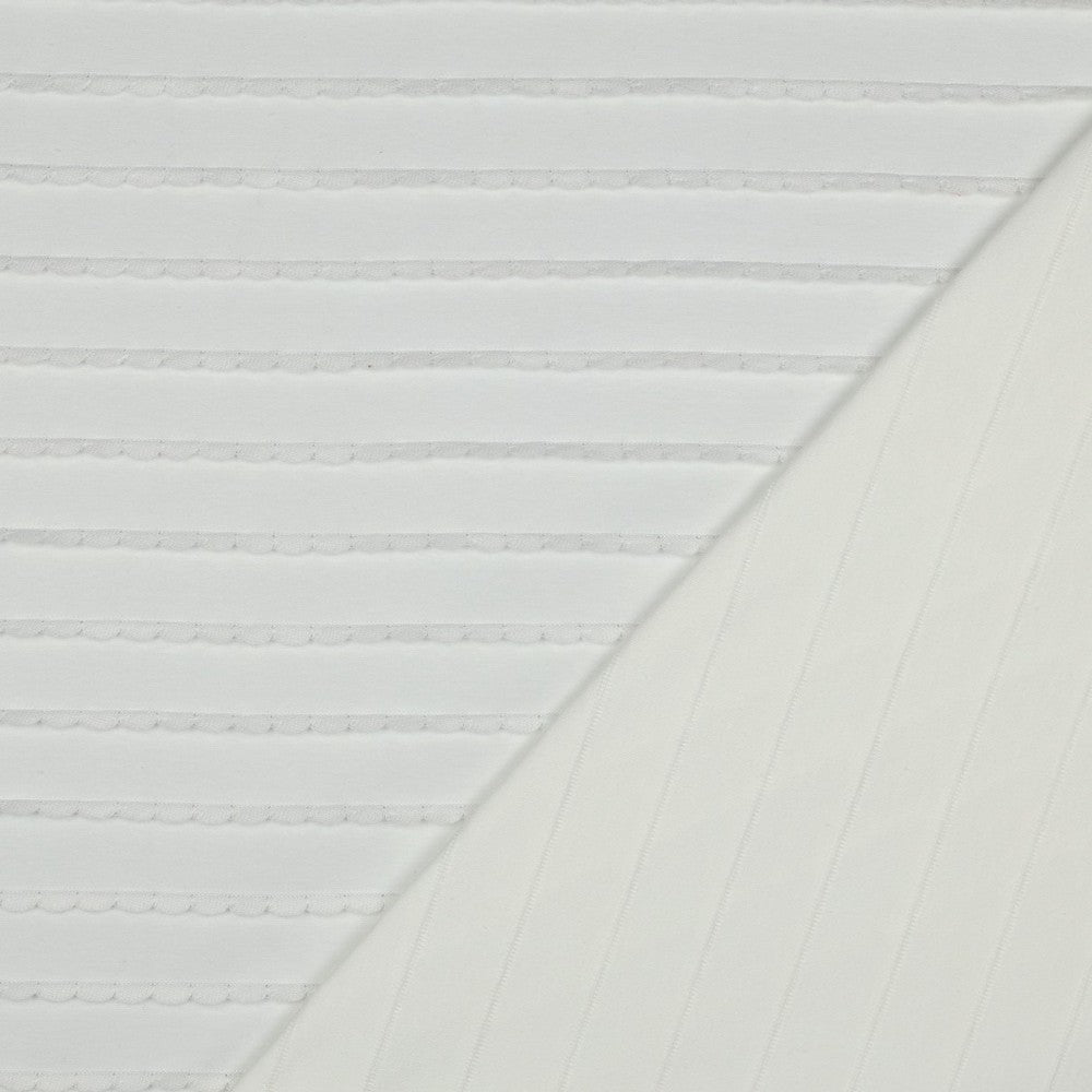 Tissu Jersey de Coton à relief