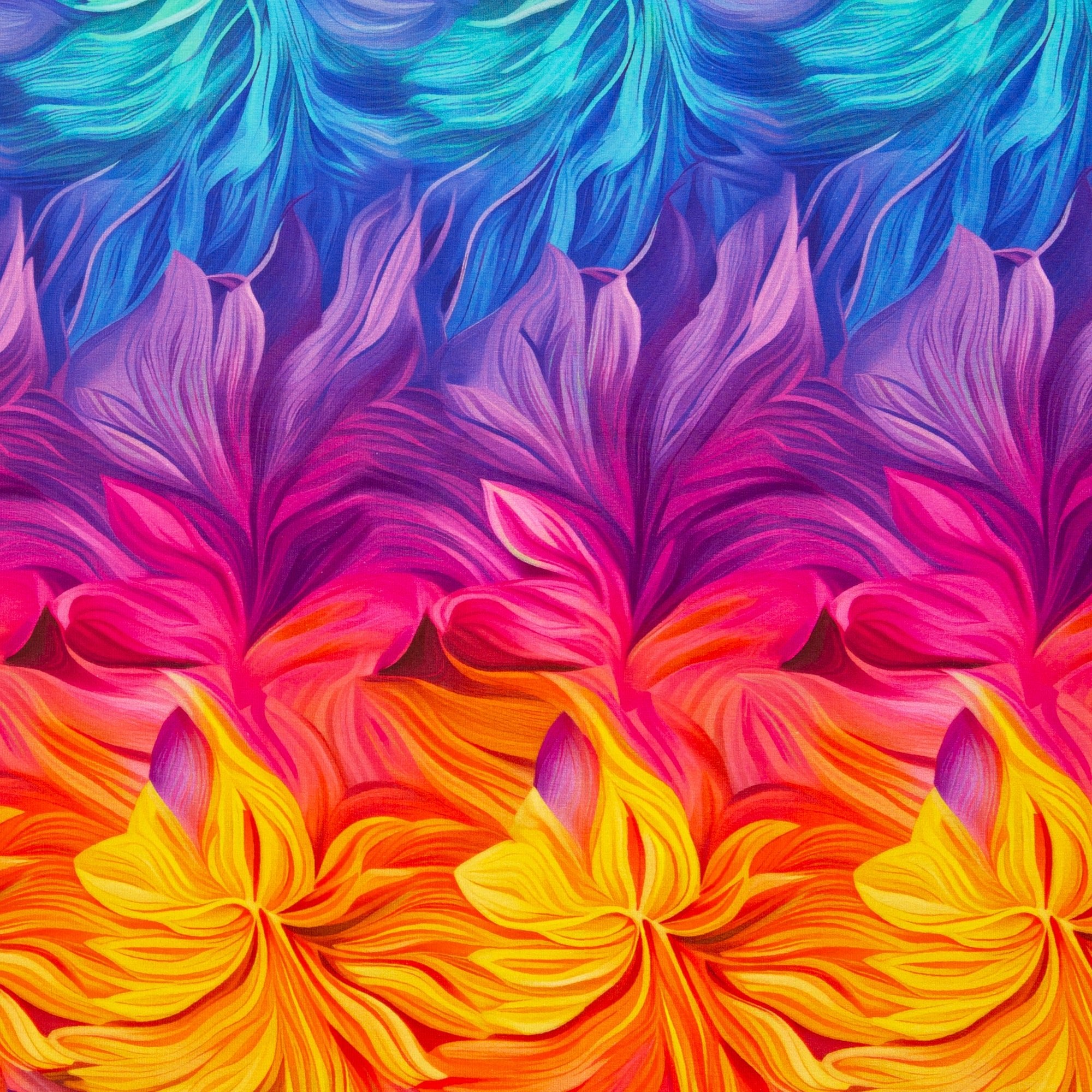 Tissu Jersey de Coton Artistique