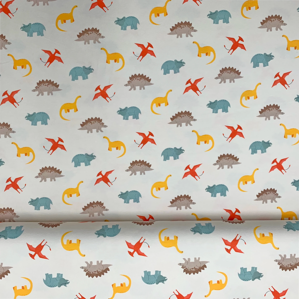 Tissu Jersey de Coton Dinosaures