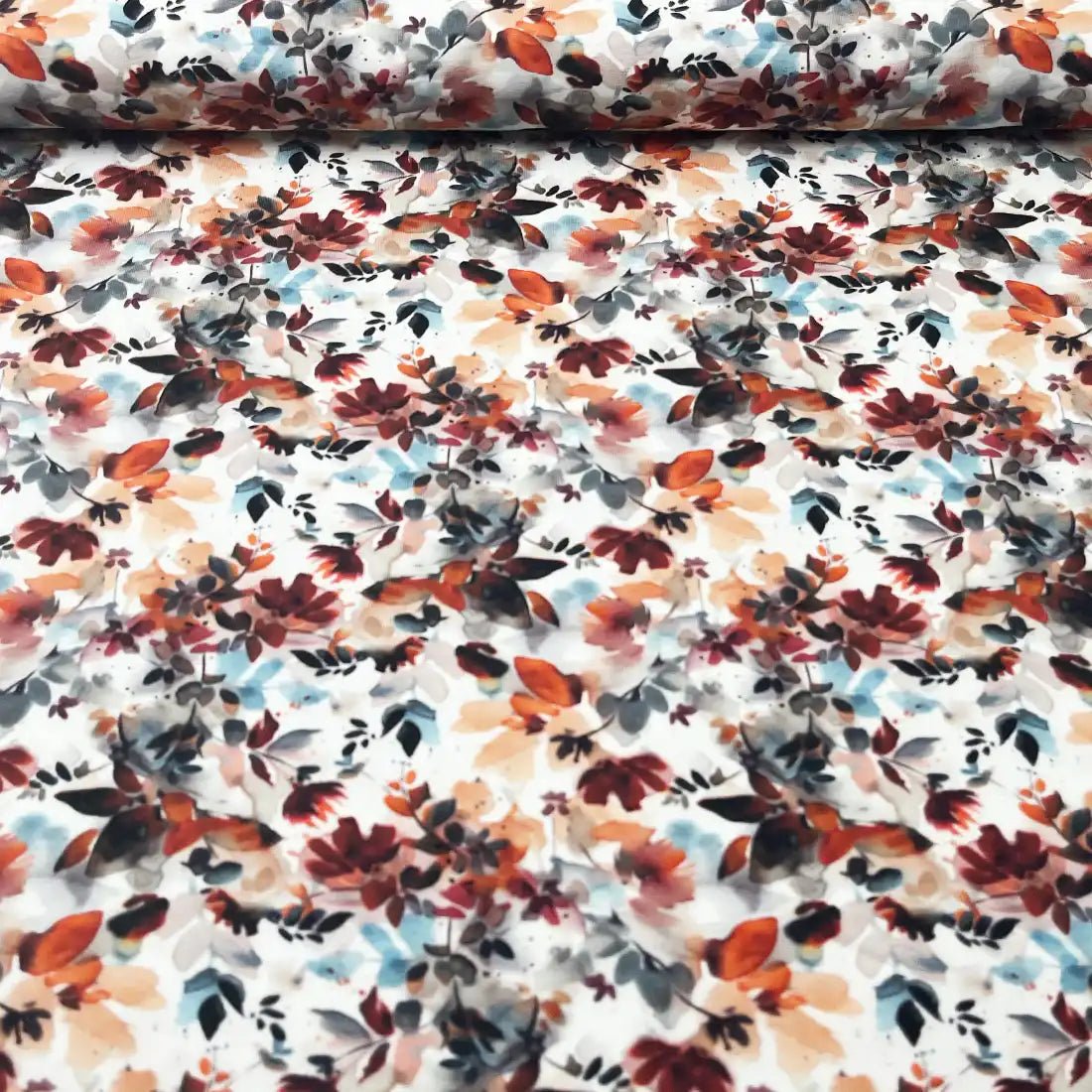 tissu jersey de coton "Feuilles d’Automne"