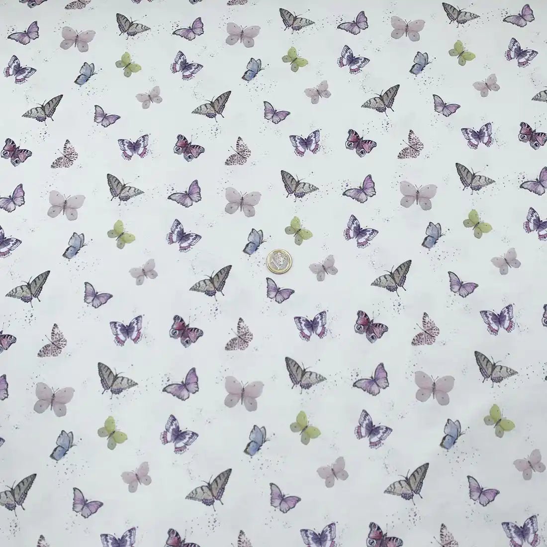 Tissu Jersey de Coton Papillons