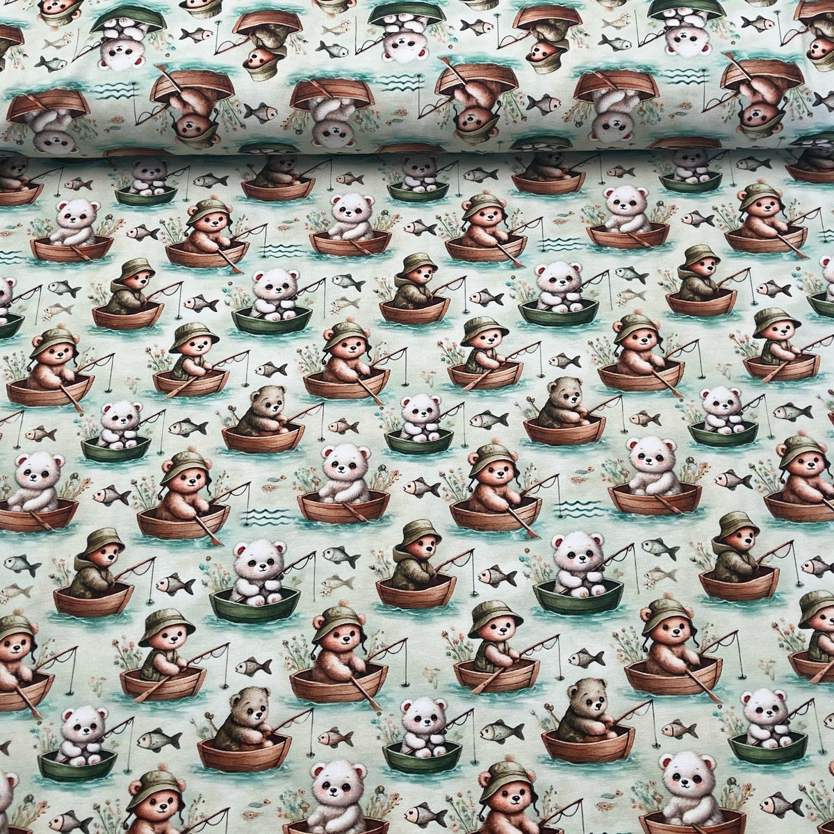 Tissu Jersey de Coton Petit Pêcheur