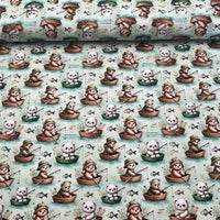 Tissu Jersey de Coton Petit Pêcheur