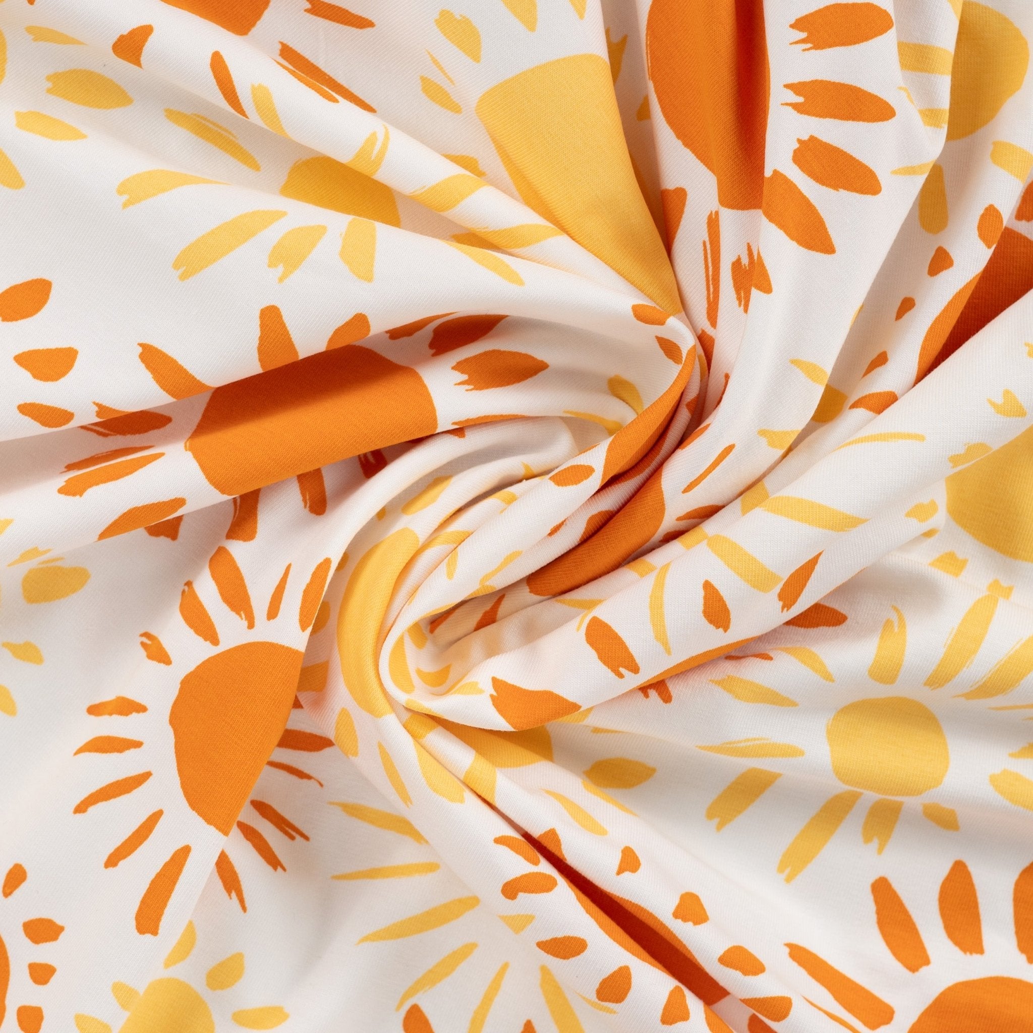 Tissu Jersey de Coton Soleil