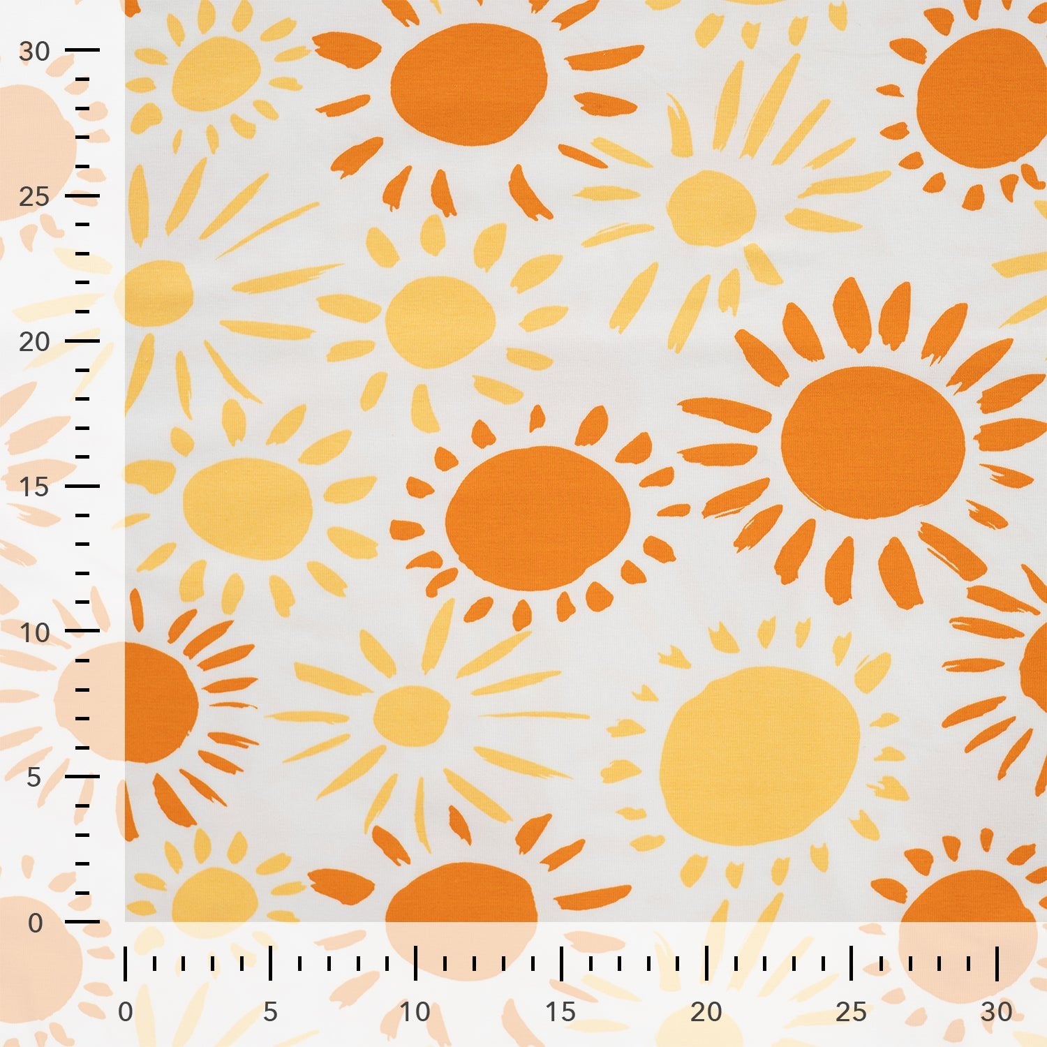 Tissu Jersey de Coton Soleil