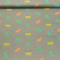 Tissu Jersey Piqué voitures colorées