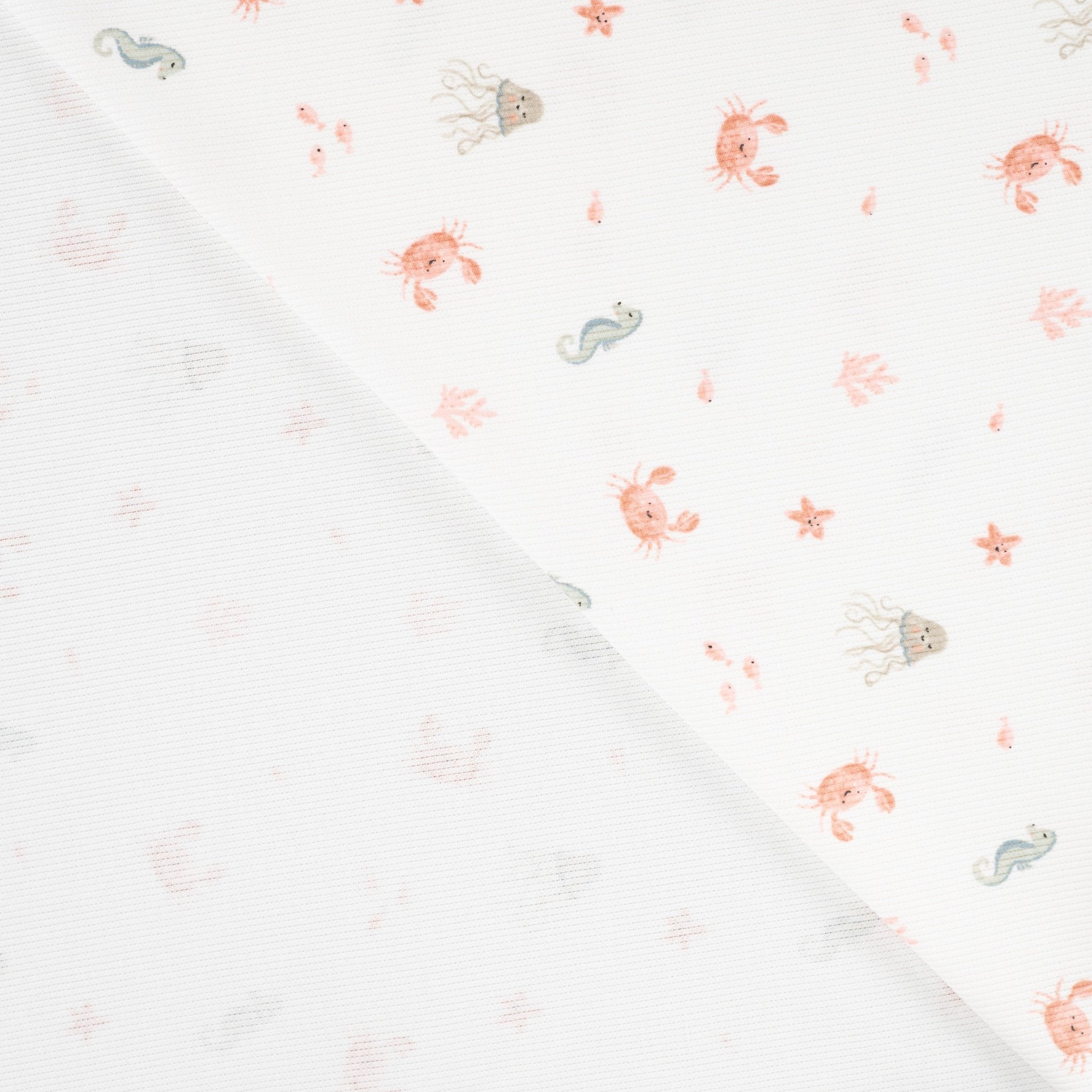 Tissu Jersey Rib animaux de la mer