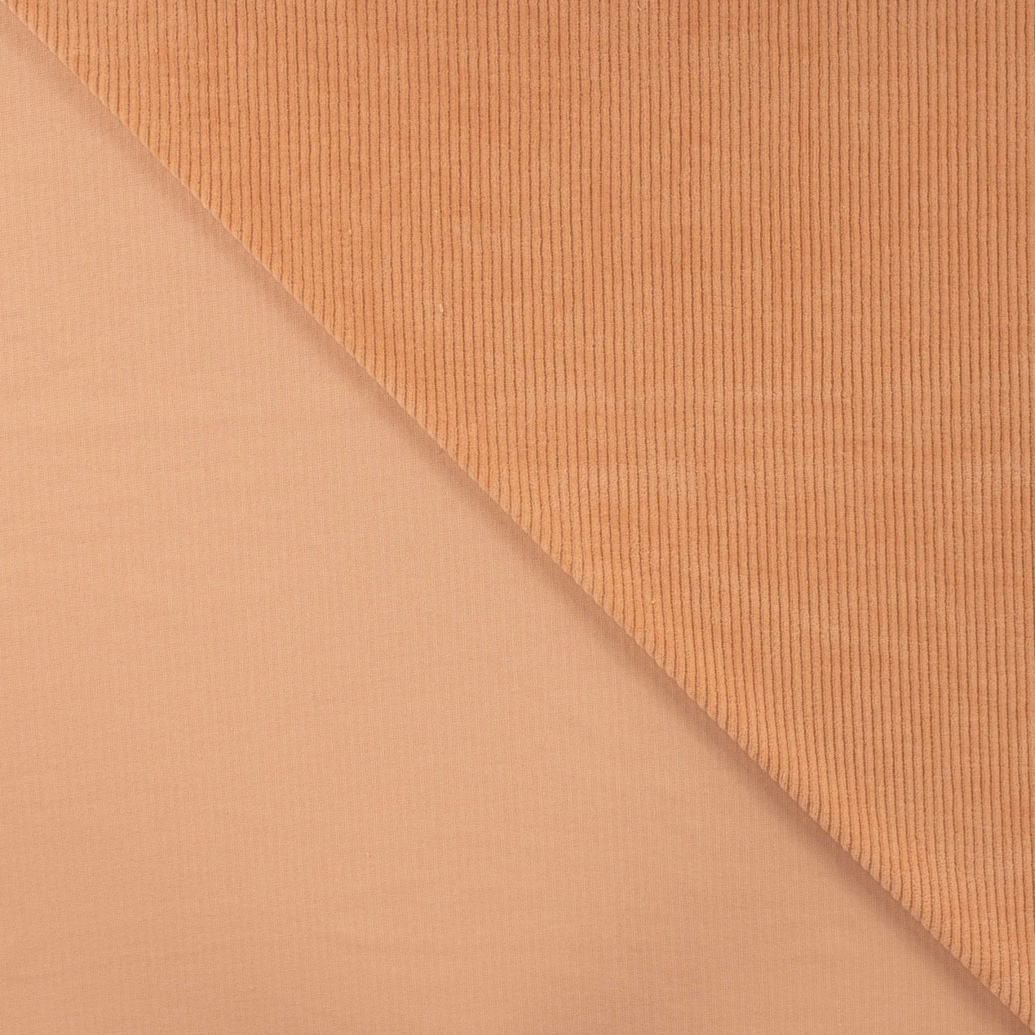 Tissu Jersey velour saumon