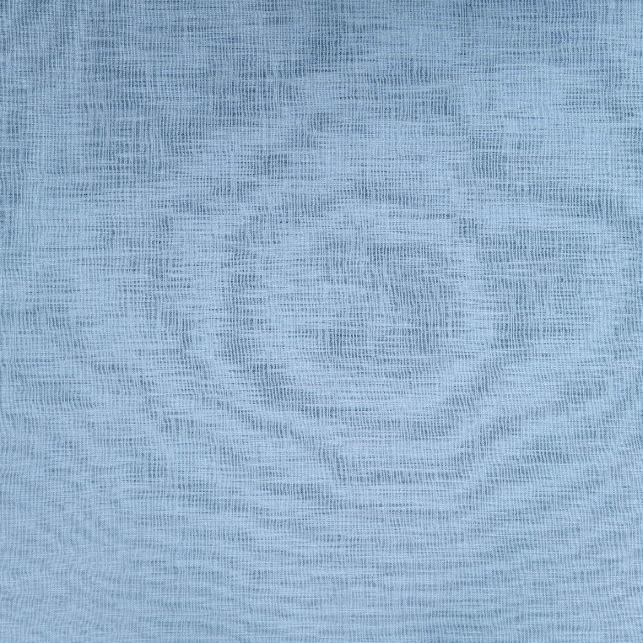 Tissu lin uni bleu clair