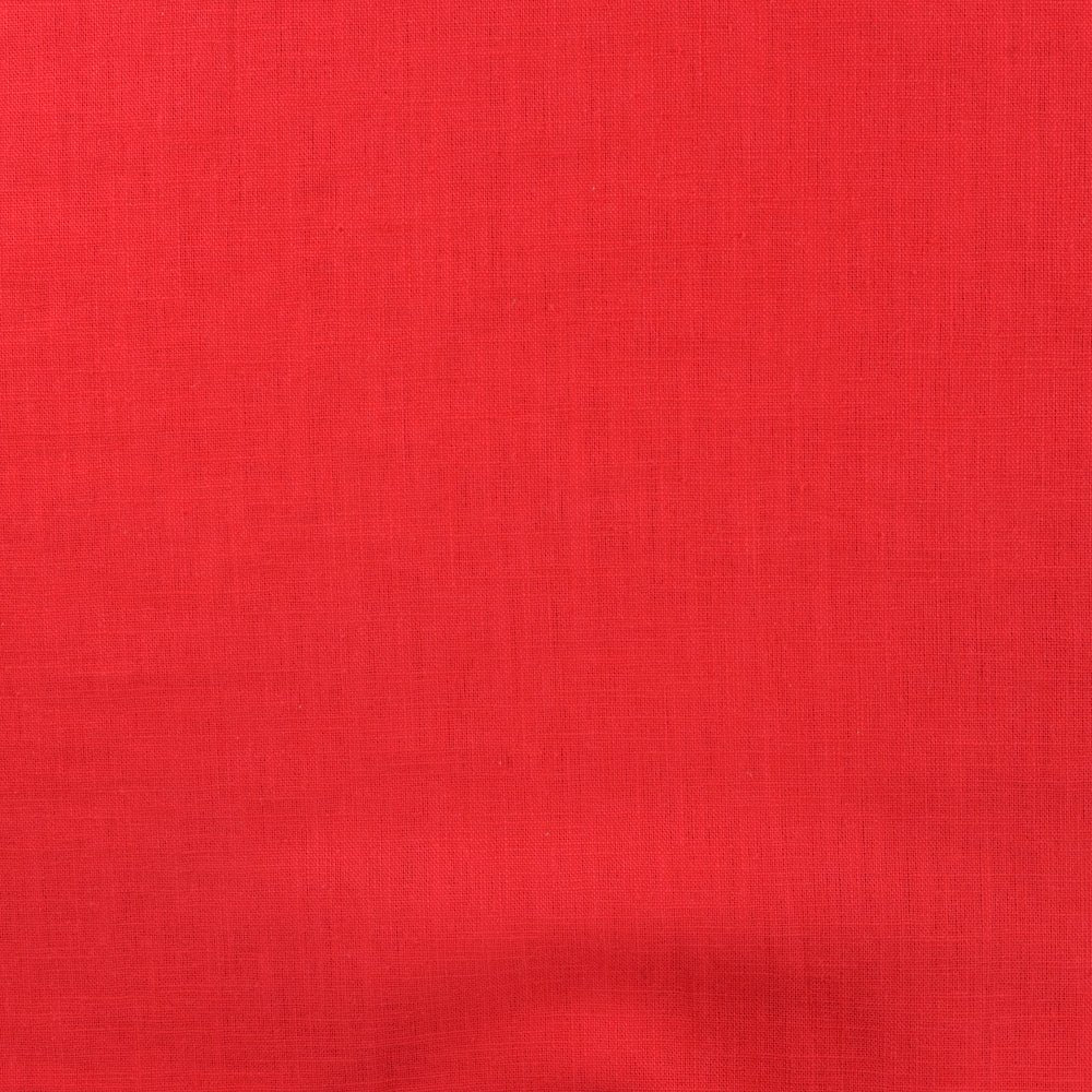 Tissu lin uni corail