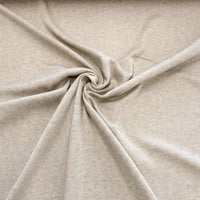 Tissu maille tricot beige chiné