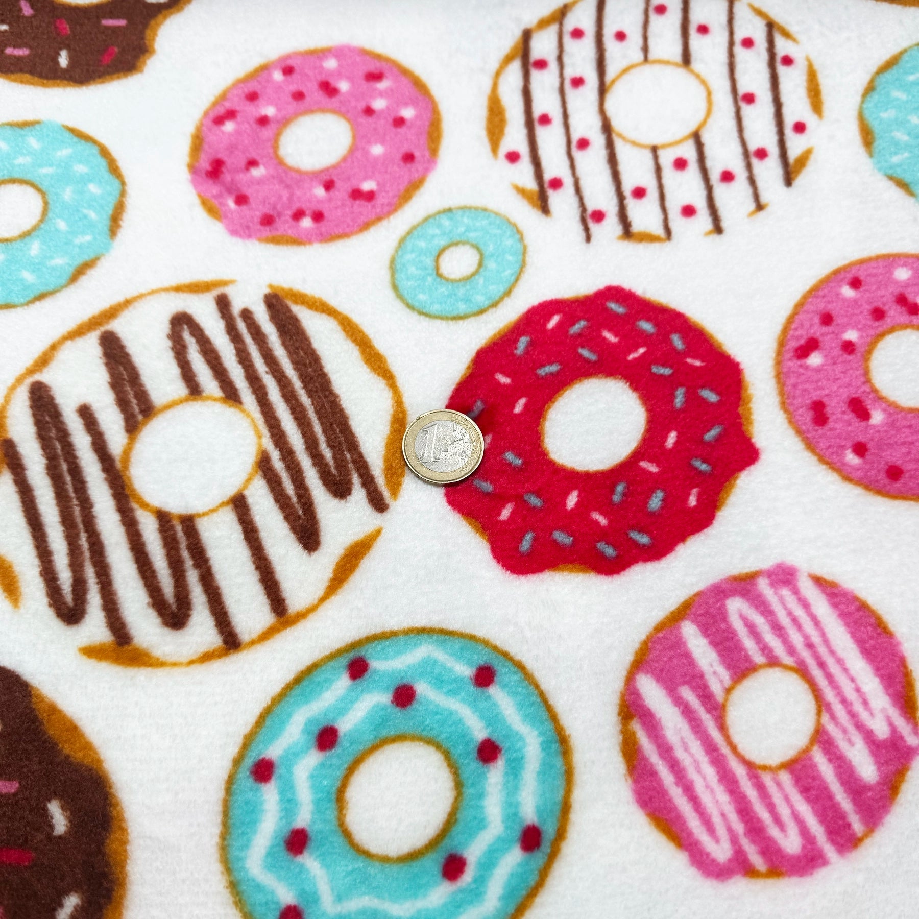 Tissu Minky Donnut