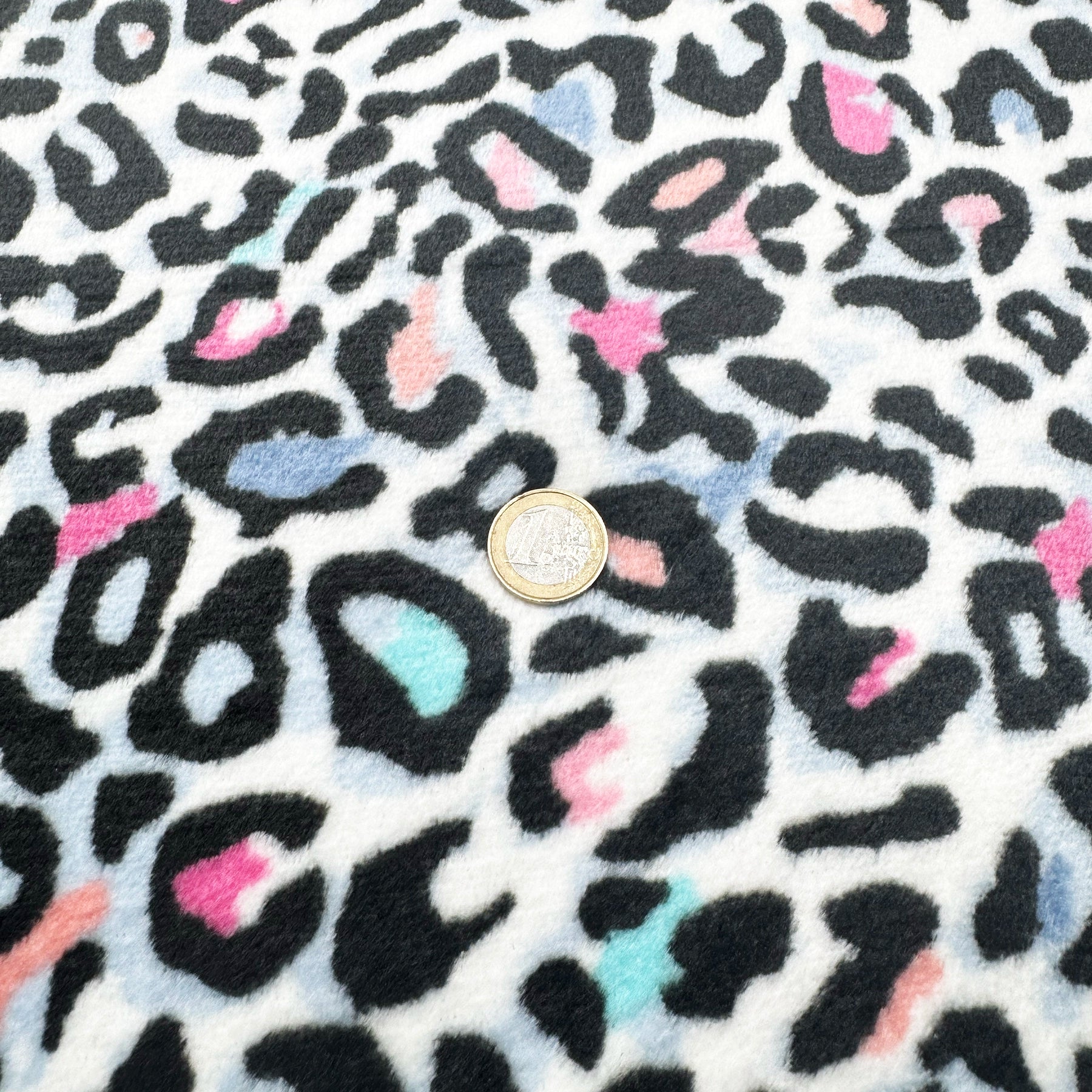 Tissu Minky Léopard