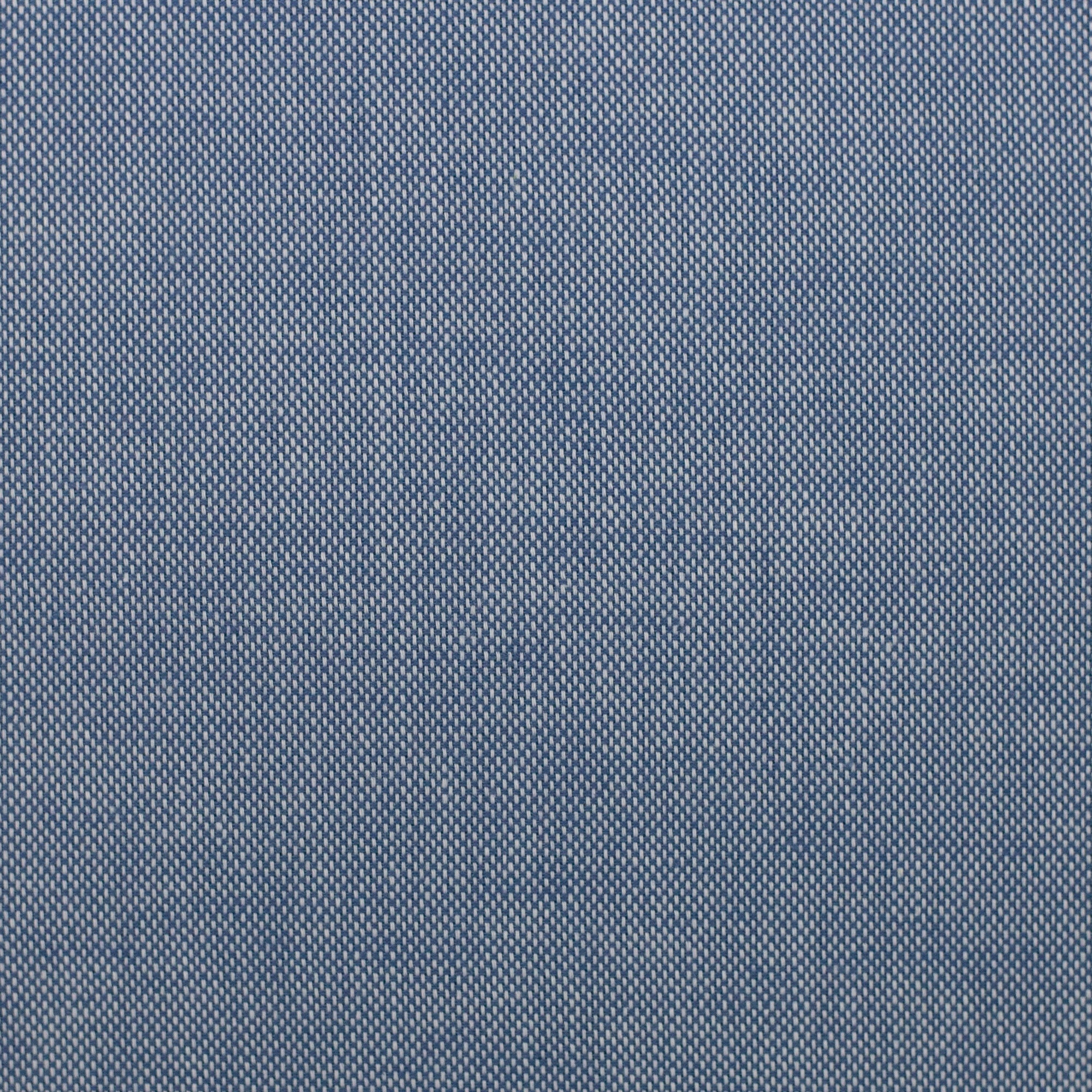 Tissu pin point oxford bleu