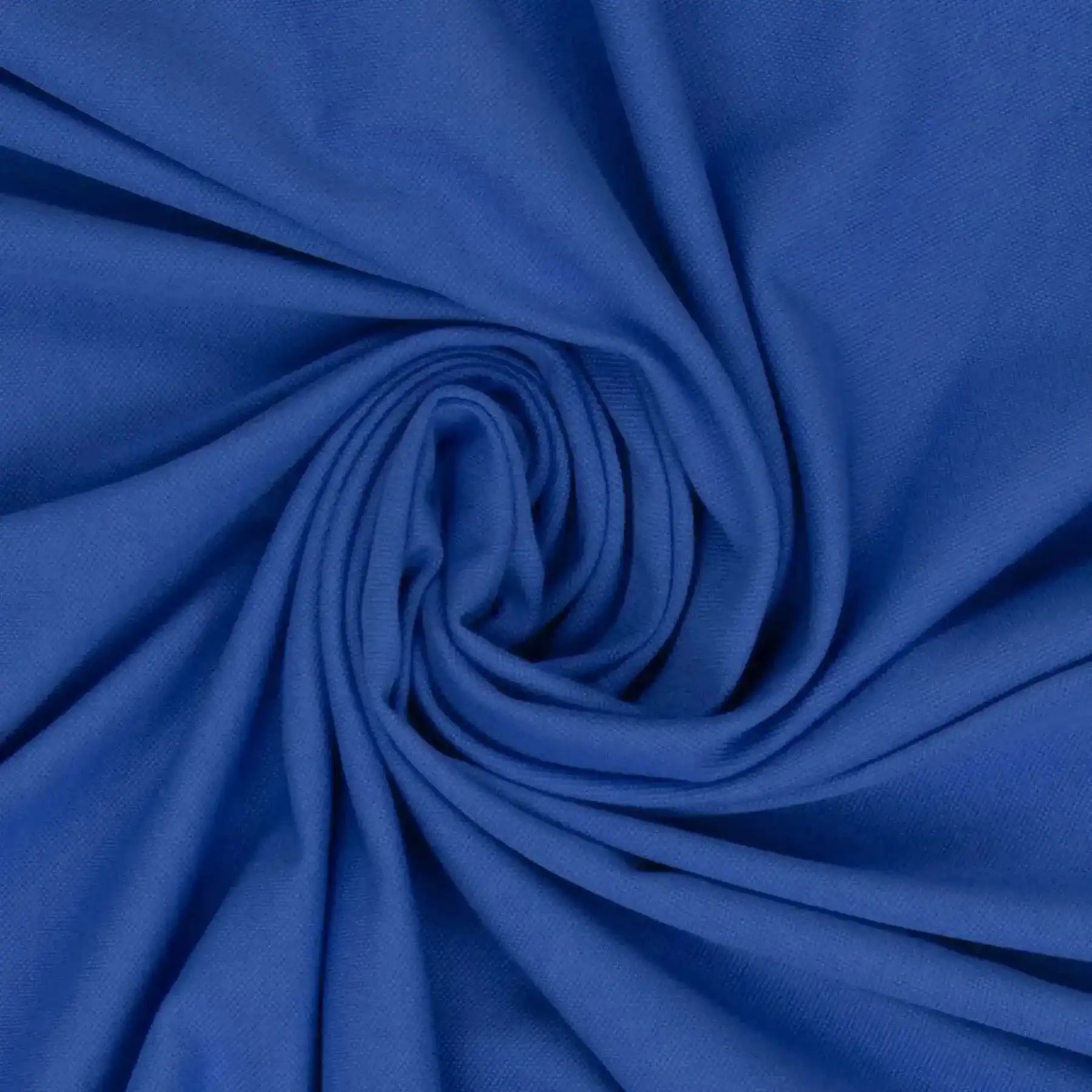 Tissu piqué de coton pour polo bleu