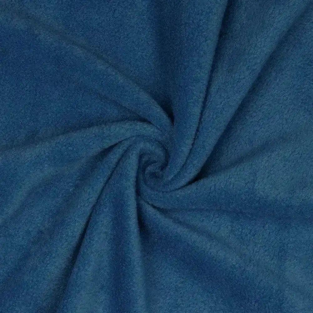 Tissu Polaire bleu jeans