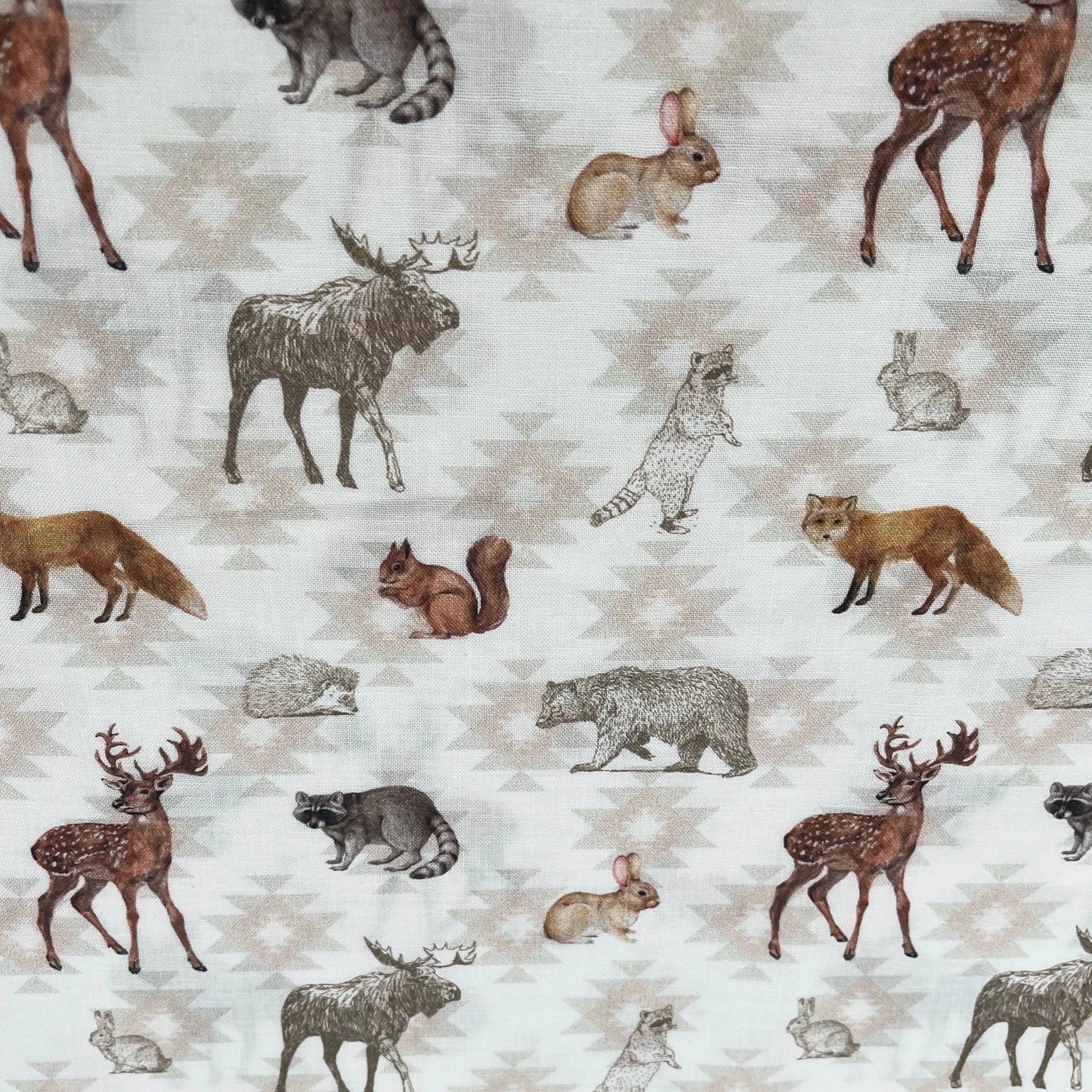 popeline animaux de la foret