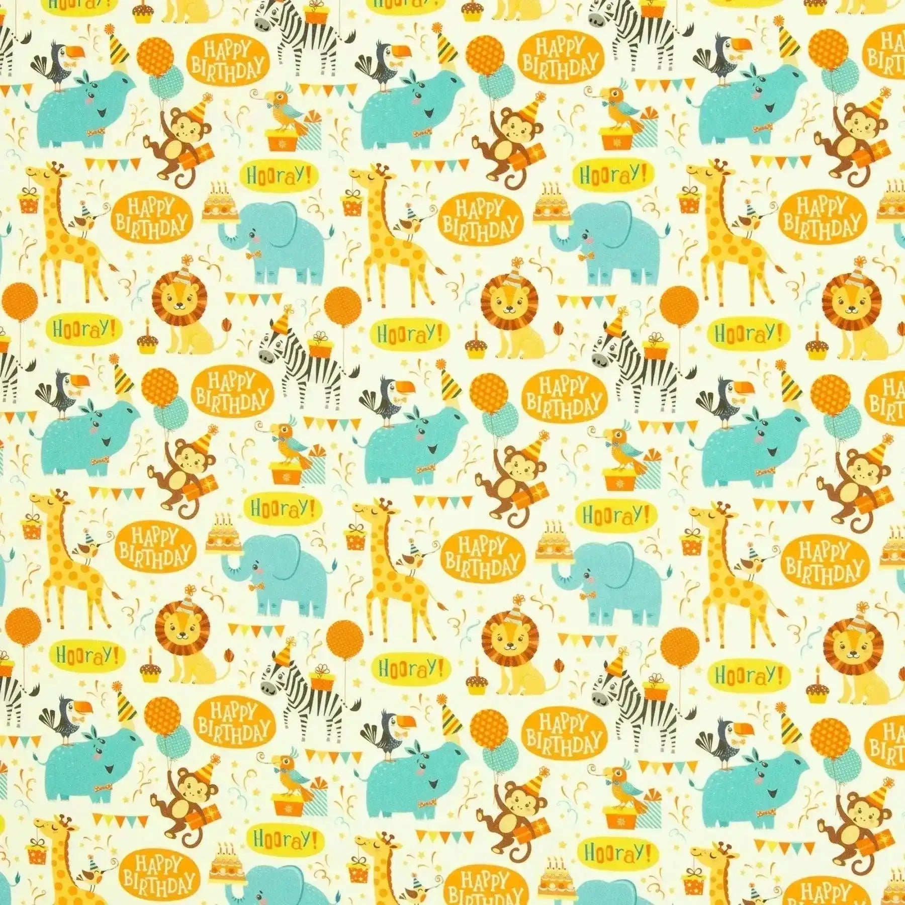 Tissu Popeline de coton Anniversaire