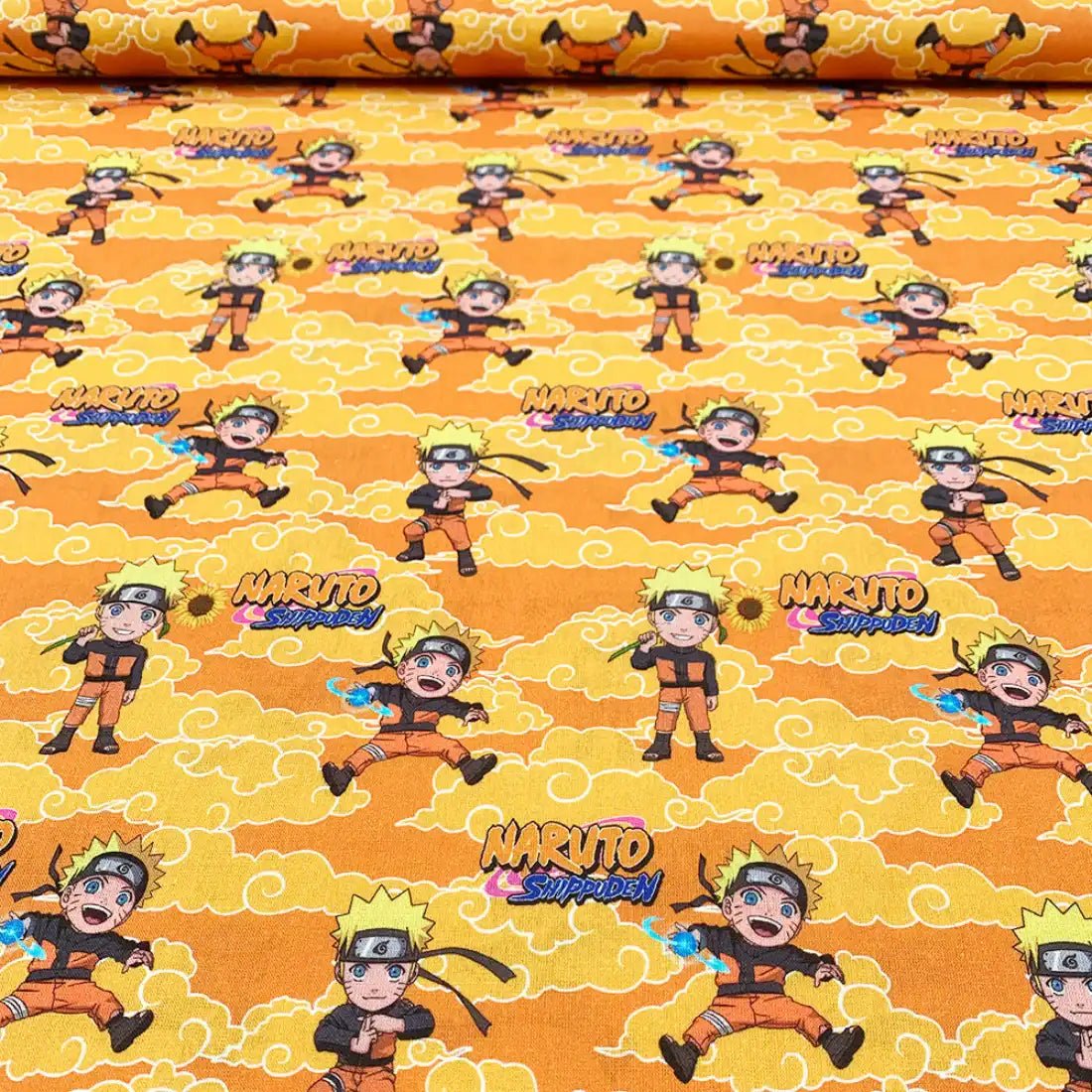 Tissu Popeline de coton - Naruto Shippuden