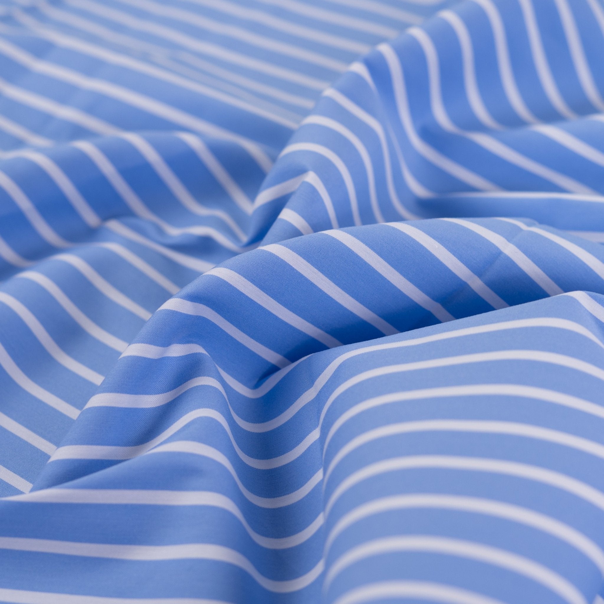 Tissu Popeline de coton stretch lignée