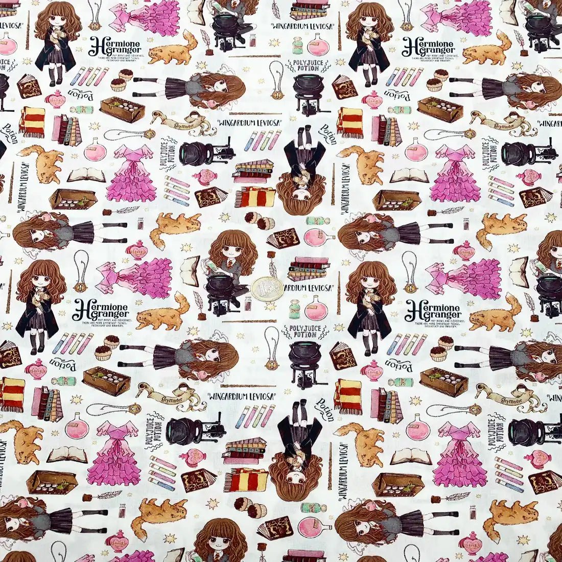 Tissu Popeline Harry Potter - Hermione