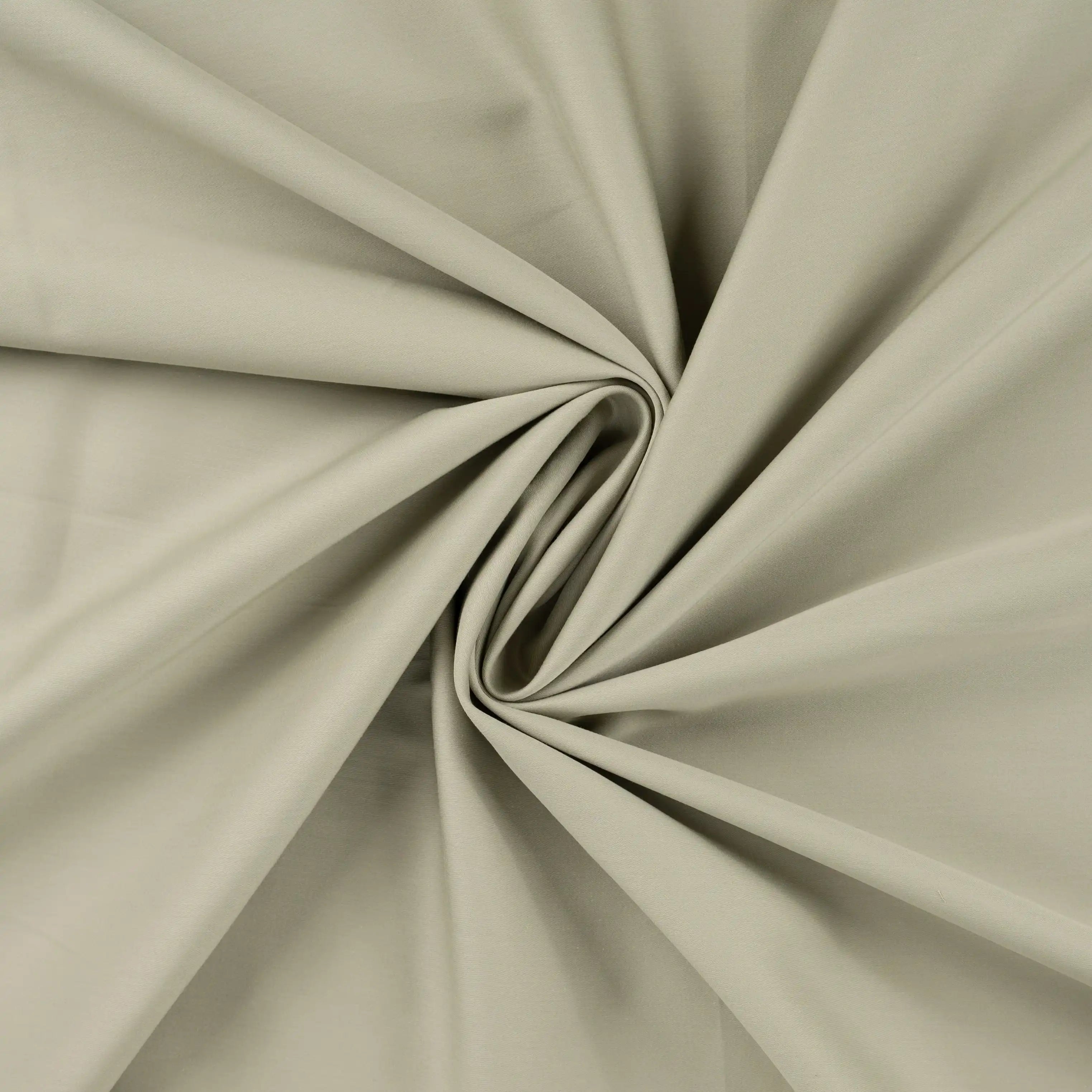 Tissu Satin de Coton beige clair