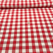 Tissu Vichy Grand Carreau Rouge