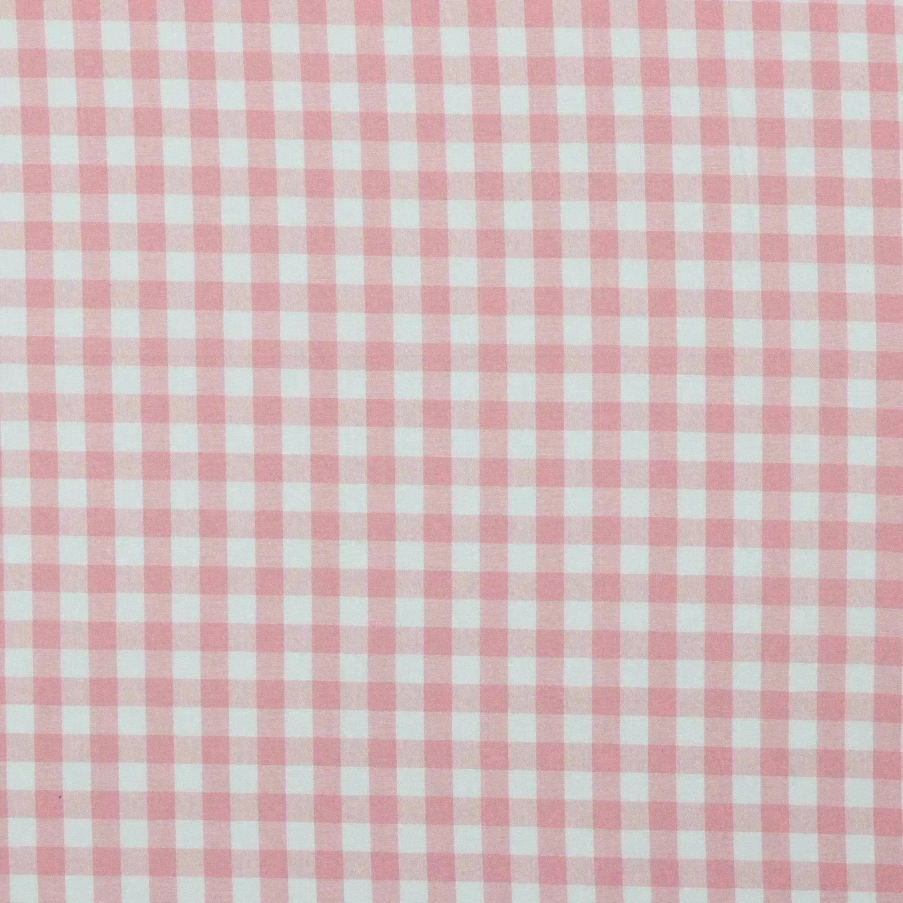Tissu vichy rose