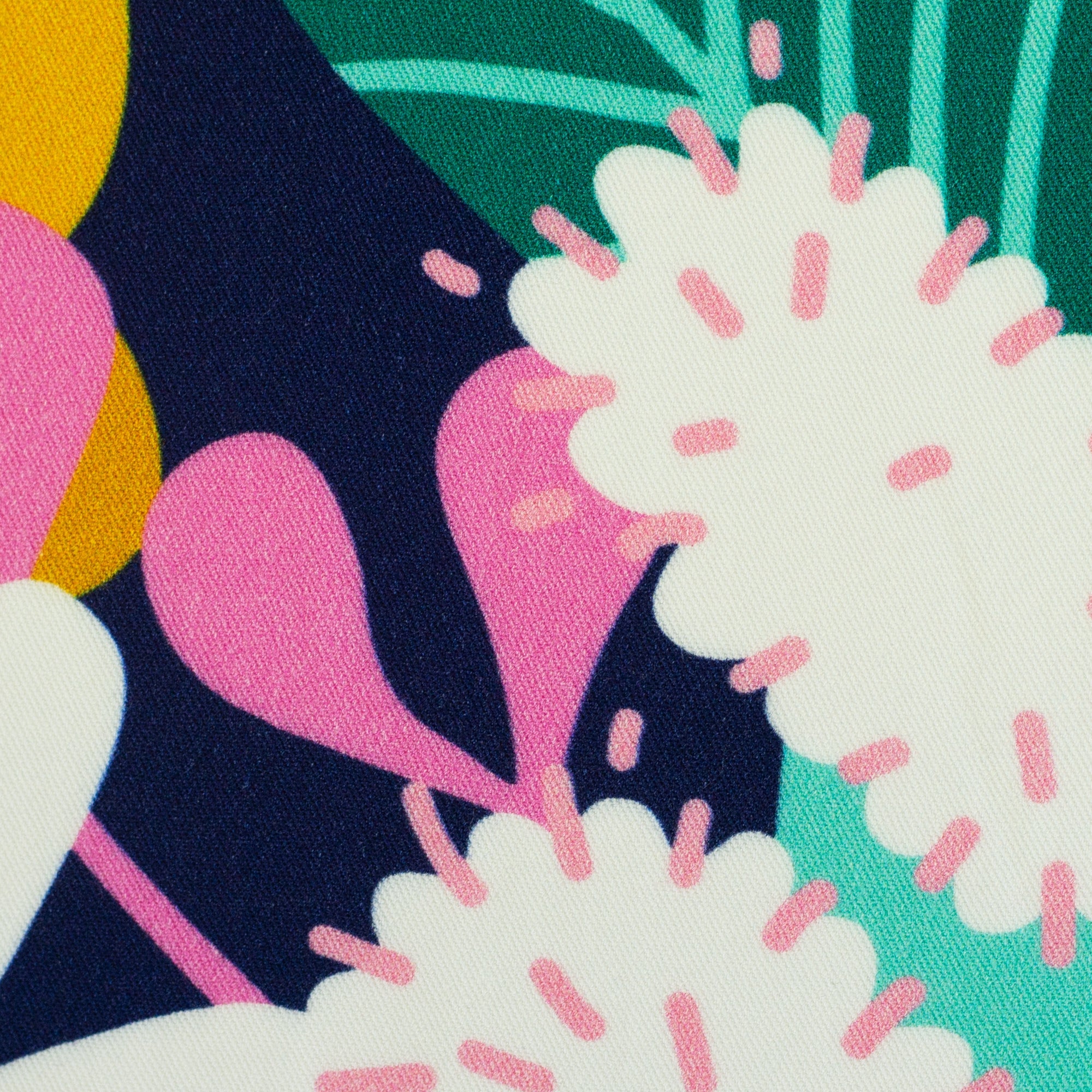 Tissu viscose fleurs design