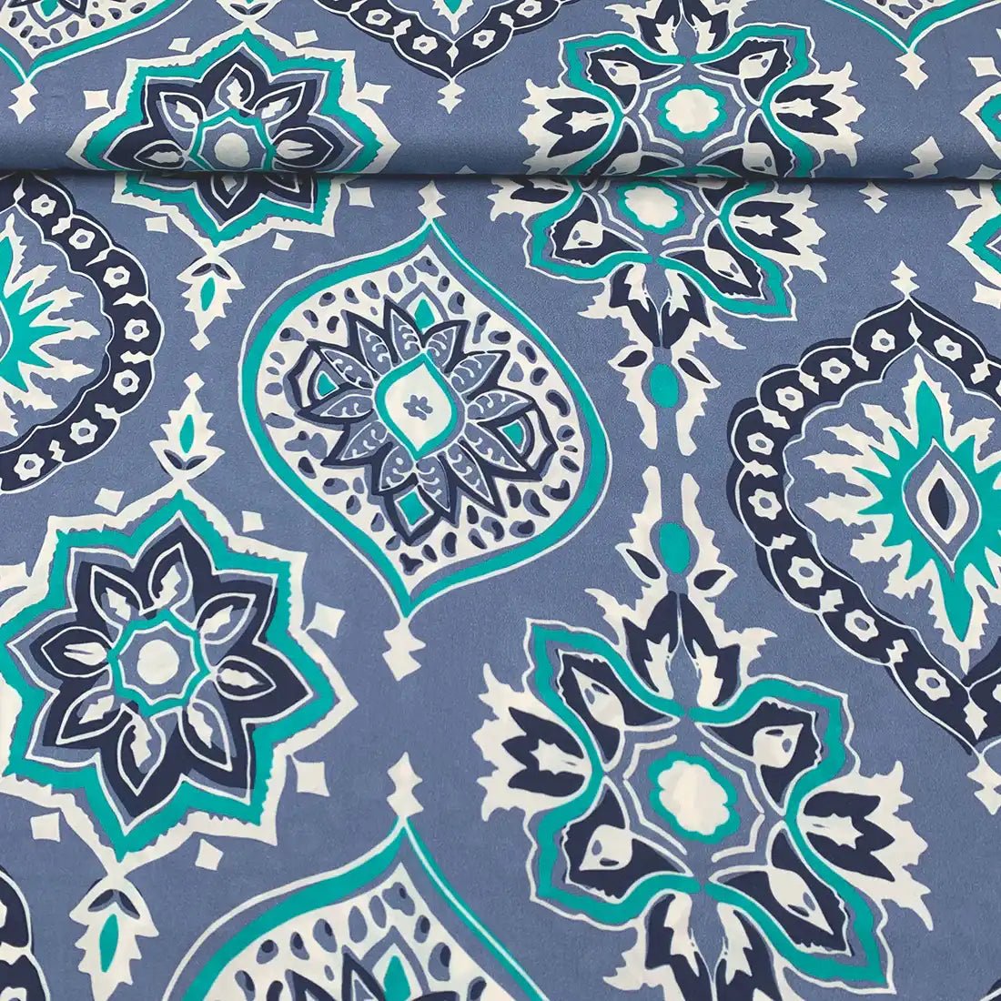 Tissu Viscose Imprimé Oriental