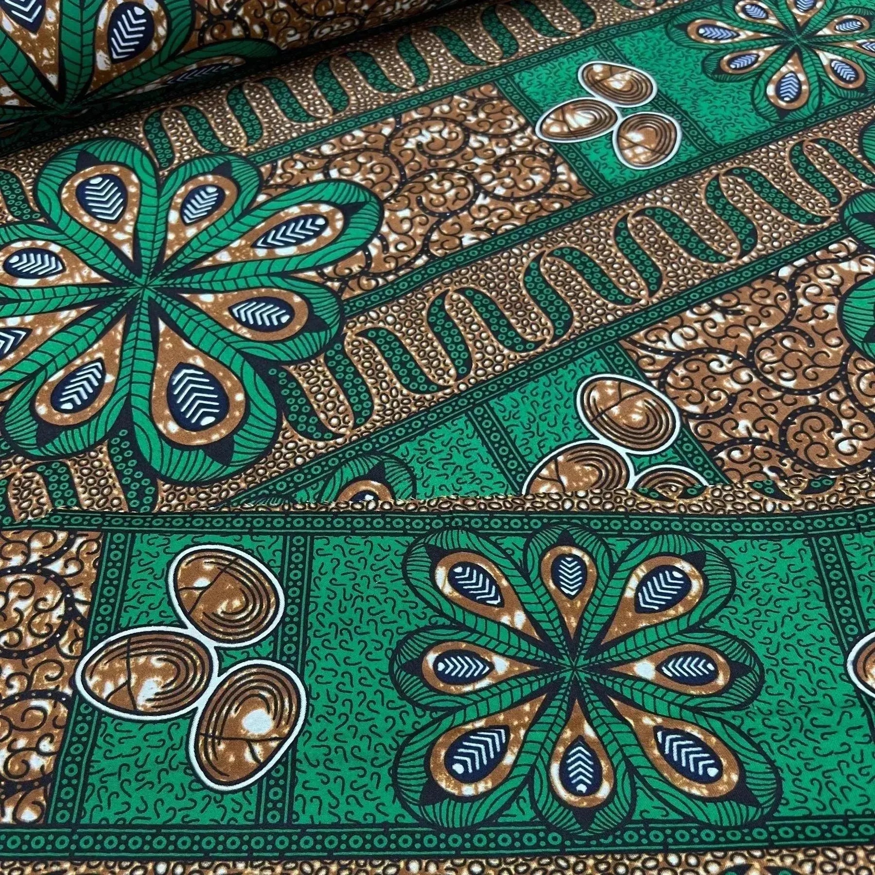 Tissu wax Hitargert vert