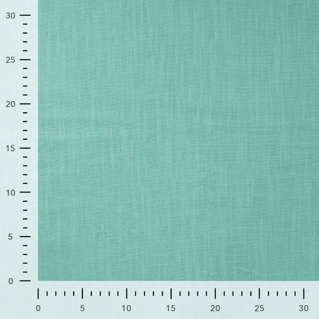 Turquoise linnen stof
