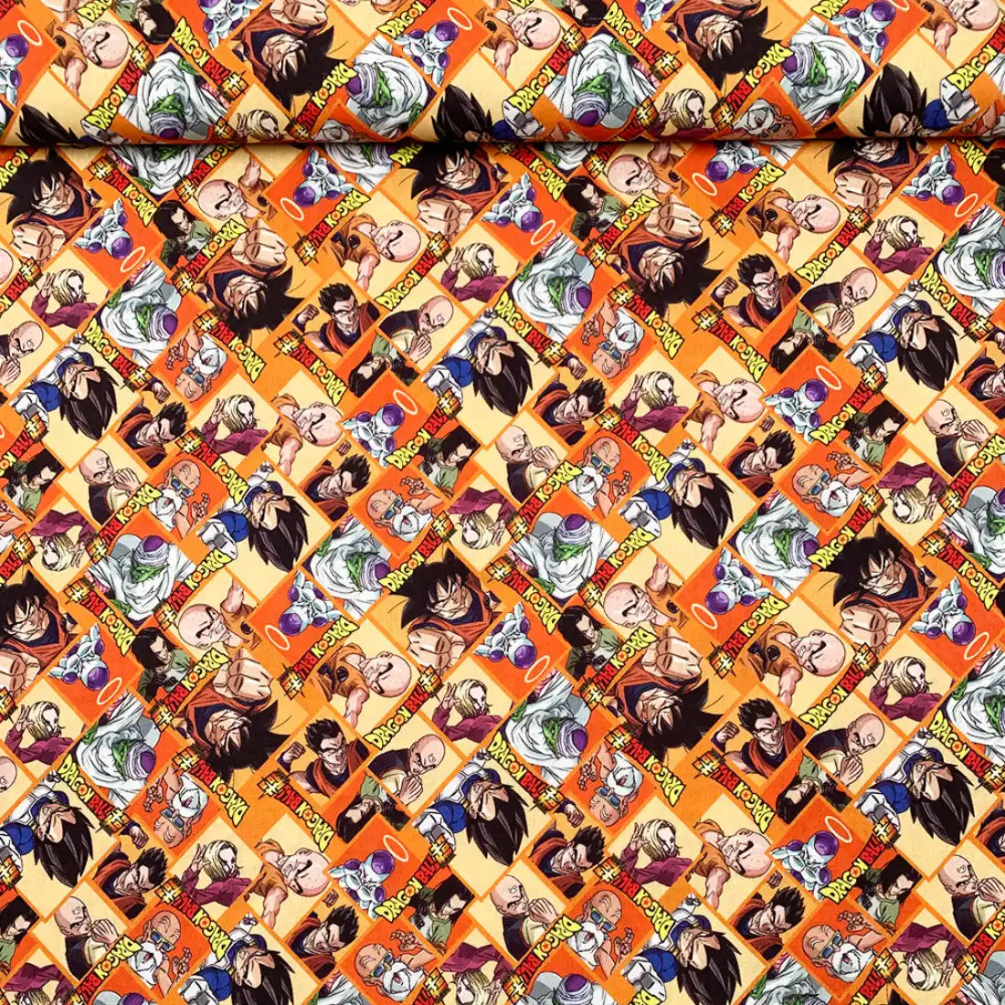 Poplin Fabric Dragon Ball Z - Heroes in Action